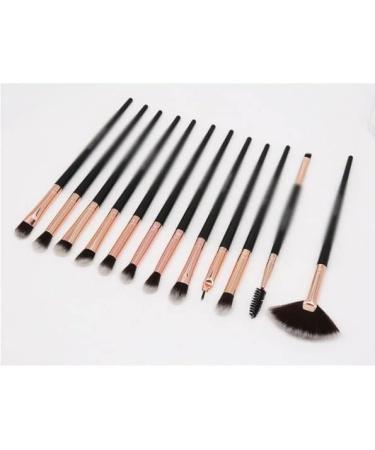 DFHBFG 12-Piece Eye Makeup Brushes Set | Soft Bristles for Perfect Eyeshadow Nose Shadow & Eyeliner - Ideal for Professional & Home Use - Buy Online on SooperMarket.com