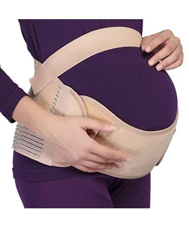 Neotech Care Maternity Pregnancy Support Belt/Brace - Back Abdomen Belly Band (Beige L) L Beige