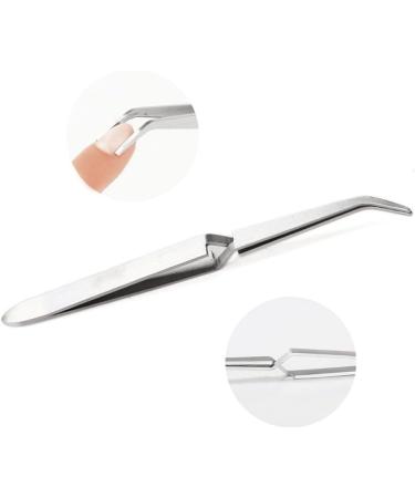 Nail Shaping Tweezers Stainless Steel Nail Tweezers Nail Pinching Tool Tips Nail Tweezers for Nail Art Design - Buy Online on SooperMarket.com