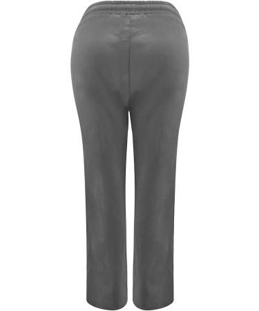 Wiyuqeen Women's Spring Trendy Dressy Straight Leg Sweatpants - Gray Medium - Buy Online on SooperMarket.com