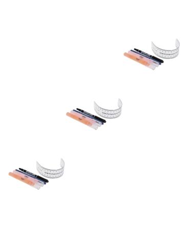 NOLITOY 3pcs Eyebrow Microblading Kit Eyebow Kit Eyebrow Pen Disposable
