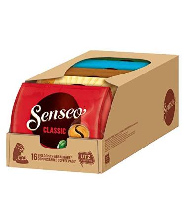 Senseo Pads Sample Box - 5 Varieties 74 UTZ-Certified Coffee Pods | 5-Pack Variety Pack - Buy Online on SooperMarket.com