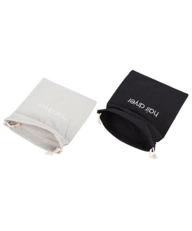 Gogogmee 2pcs Hair Dryer Storage Bag Hair Dryers Travel Hairdryer Creative Storage Bag Drawstring Bag Outdoor