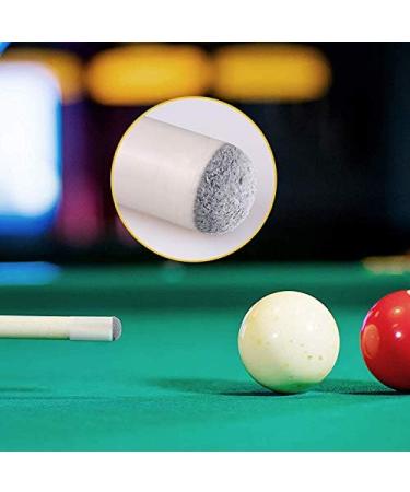 50-Piece Pool Cue Tips Set | Slip-On Billiard Cue Tips Replacement in 4 Sizes (9mm, 10mm, 12mm, 13mm) - Buy Online on SooperMarket.com