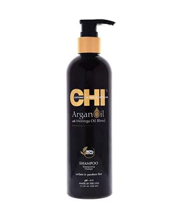 chi Argan Oil Shampoo  Brown  11.5 Fl Oz (Pack of 1)