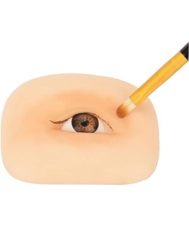 Mikinona Makeup Practice Skin Eye Makeup Fake Skin Makeup Practice Supply Skin Training Tool 6.9x5.2cm As Shown 2 - Buy Online on SooperMarket.com