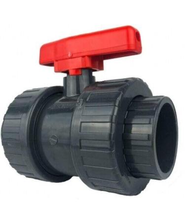 AK AK 2-way PVC ball valve 50 mm 50 mm Pvc