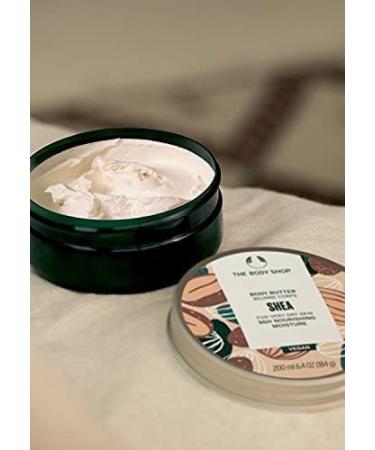 The Body Shop Shea Body Butter 200 ml - 96 Hours Moisture for Dry Skin - Vegan Formula (Pack of 1) - Buy Online on SooperMarket.com
