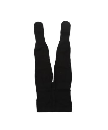 Supporting compression tights closed toe area firm stop 23 to 32 mmHg compression stockings help with swelling edema and varicose veins black