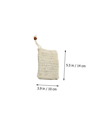 FRCOLOR 10 Pcs Mesh Soap Bags - Soap Saver Pouches & Soap Holders for Foaming & Bathing - Durable Cotton Drawstring & Sisal Design - Buy Online on SooperMarket.com