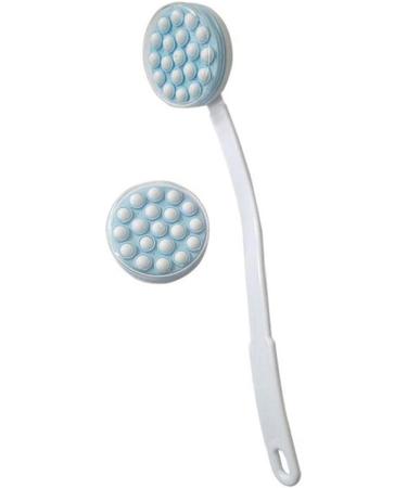 Long Handle Massaging Bath Brush | Lotion & Oil Applicator | Best Massage Bath Accessories for All Skin Types - Buy Online on SooperMarket.com