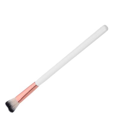 MUSISALY Powder Brush White Makeup Supplies Blush Brush Nose Contour Brush 18.50X1.00X1.00CM White