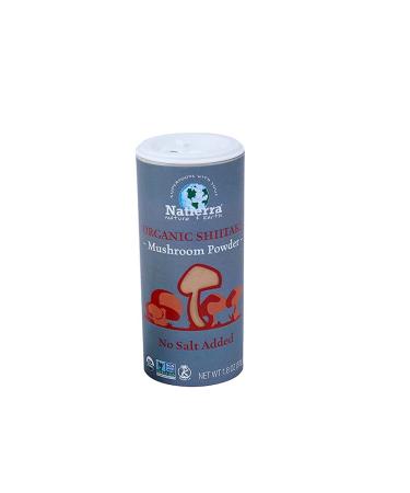 Natierra Organic Shiitake Mushroom Powder 1.8 oz (51 g)