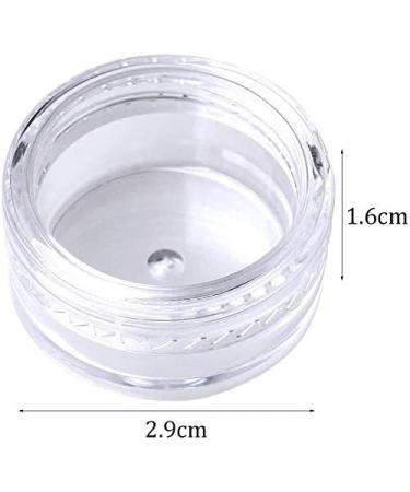 Proleo 100pcs 5G Sample Containers - Ideal for Cosmetics Lip Balm Ointments & Jewelry - Secure Screw Cap - White - Buy Online on SooperMarket.com