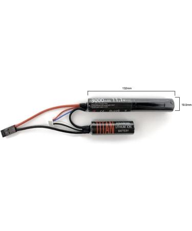 Titan 3000mAh 11.1v Nunchuck Tamiya Battery - High Performance Power Source for Airsoft Guns - Buy Online on SooperMarket.com