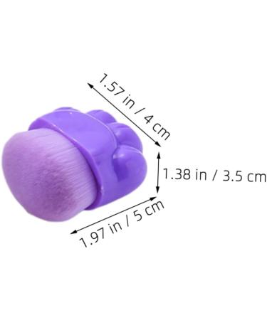 Healeved Cat Claw Foundation Brush Makeup Brush Blush Brush Portable Foundation Brush Powder Brush for Loose Powder Brush for Makeup Concealer Brush Travel Plastic Cosmetic Purple Cat Paw - Buy Online on SooperMarket.com
