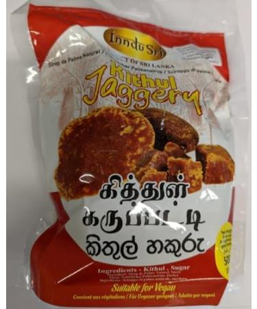 Indu Sri kithul Jaggery | 500G | Natural Sweetener | No Preservatives Added |Gluten Free | Sri Lankan Origin (Pack of 2)