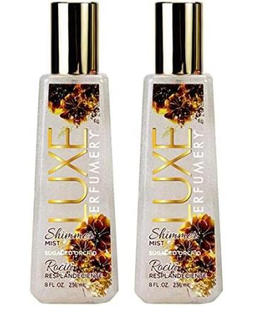 Luxe Perfumery Shimmer Body Mist Sugared Orchid 8.0 fl oz (Pack of 2) 8 Fl Oz (Pack of 2) Sugared Orchid
