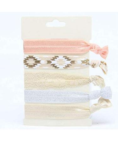 Yikimira 50-Piece No Wrinkle Elastic Hair Ties - Colorful Ponytail Holders for Girls Women Teens & Children | Stylish Hair Accessories - Buy Online on SooperMarket.com