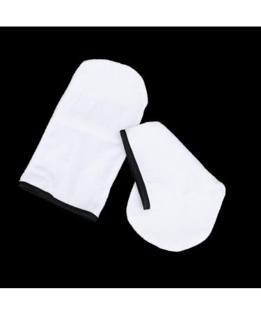 Healeved 3 Pairs was Bath Hand Cover Hand Gloves Hot Wax Bags Paraffin Wax Hand Cover Wax Gloves Wax Bath for Hands Moisturizer Gloves Heart Bun for Hair White Liner Work Insulation - Buy Online on SooperMarket.com