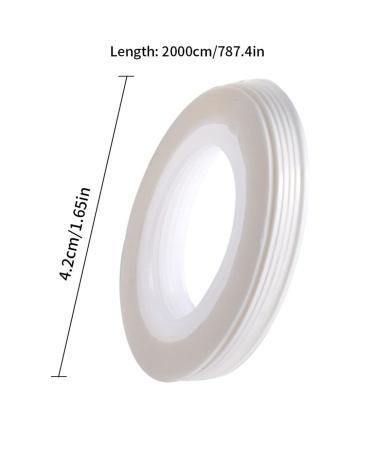 Hajimia Nail Striping Tape Line Rolls - DIY Nail Art Decoration Stickers - White - Buy Online on SooperMarket.com