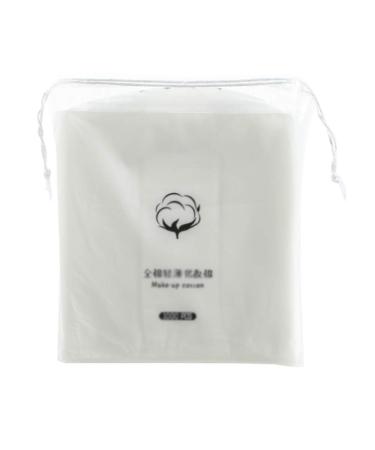 Omenluck 1000pcs Cotton Makeup Remover Pads Lint Free Square
