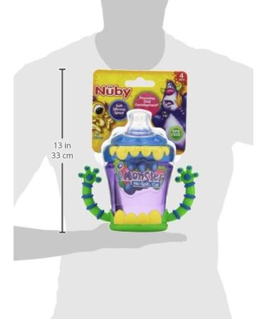 Nuby iMonster Grip N Sip Cup - 7 oz (210 ml) for 4+ Months | Toddler Sippy Cup - Buy Online on SooperMarket.com