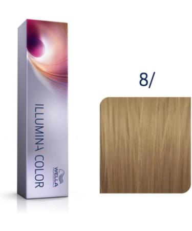 WELLA Illumina Coloring 8 Light Blonde 60ml - Pack of 1 - Buy Online on SooperMarket.com