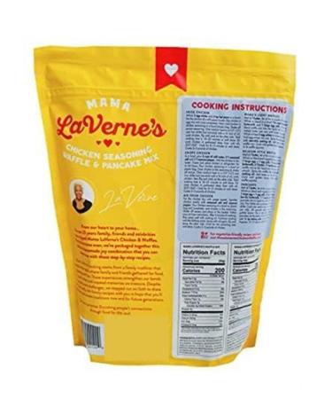 Mama LaVerne s Pancake & Waffle Mix + Chicken Seasoning - Quick Buttermilk Pancakes, Light Belgian Waffles & Chicken - Fried, Air-Fried or Baked - Buy Online on SooperMarket.com