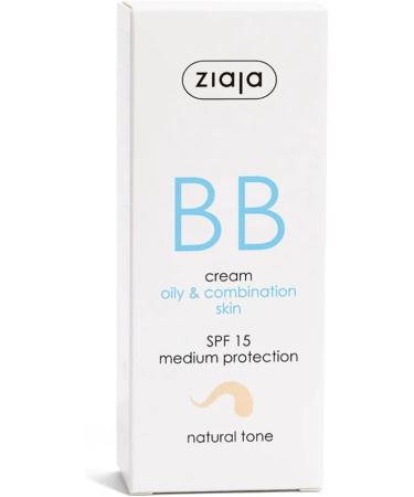 Ziaja Bb Cream For Oily & Combination Skin - Natural Tone 50 Ml - Buy Online on SooperMarket.com