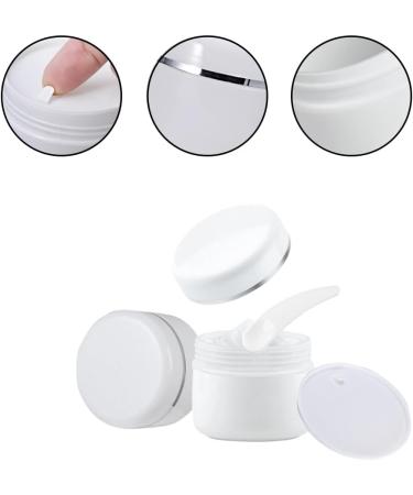 Zasiene Travel Cream Jar 12 Pieces 50 ml Travel Cream Jar Container 50 ml Container for Cream Empty Cream to Fill with Spatula and Label - Buy Online on SooperMarket.com