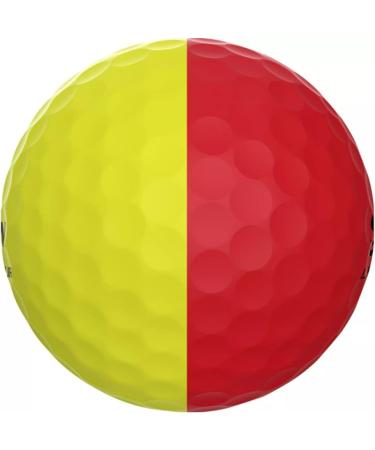 Srixon Q-Star Tour Divide Golf Balls Yellow/Red - Premium Performance and Visibility - Buy Online on SooperMarket.com