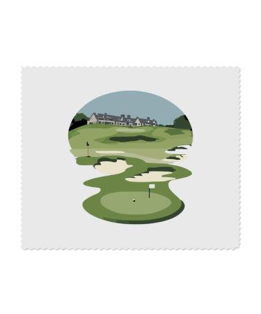 2 x Microfiber cleaning cloths for glasses (LC00025035) "Golf course"