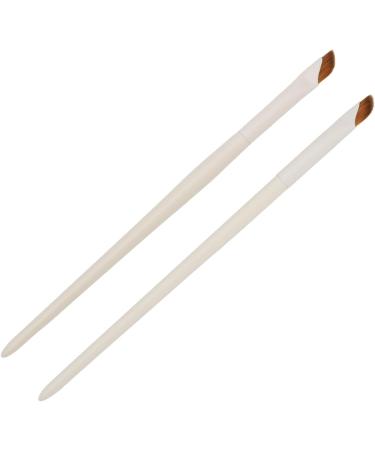 Eyeliner Brush Professional Slanted 2pcs Sickle Eyeliner Brush Portable for Home for Makeup Artist - Buy Online on SooperMarket.com