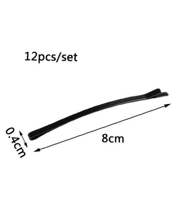Pinicecore 12 Matte Black Hairpins - Invisible Women's Bobby Pins & Styling Accessories - Buy Online on SooperMarket.com