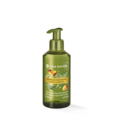 Yves Rocher Energizing Liquid Hand Wash Gel - Mango and Coriander 190 ml./6.4 fl.oz.