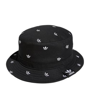 adidas Originals Unisex Originals AOP Trefoil Bucket One Size Black/White