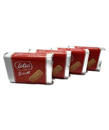 Lotus BISCOFF Tea Biscuits - 4 x 125g Packages