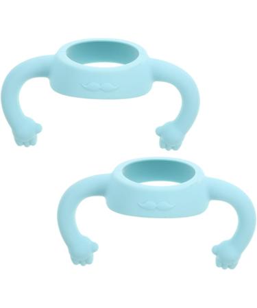 Vaguelly 8 Pcs Bottle Handle Silicone Bottle Grip Bottle Grip Bottle Grip Handle Bottle Accessories Silica Gel Newborn Milk Bottle Feeding Bottle 14.00X5.00X5.00CMx4pcs Sky-bluex4pcs - Buy Online on SooperMarket.com