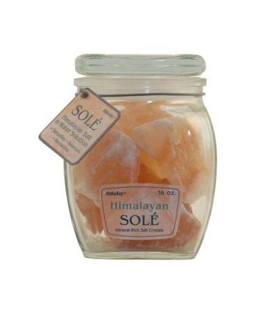 Himalayan Salt Sole Chunks in Jar, 16 Ounce