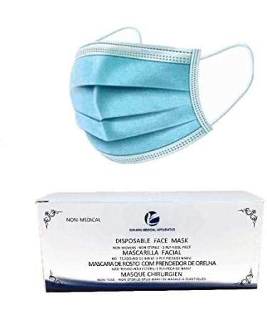 EVERSTRONG Disposable 3-Ply Masks - 100pc Daily Wear Comfort | International Shipping Available - Buy Online on SooperMarket.com
