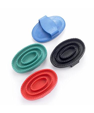 LINCOLN Rubber Curry Comb - Black - Small