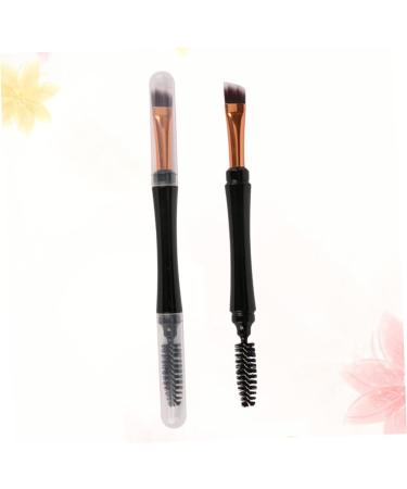 Hemoton 2pcs Spiral Rod Mascara Brush Cosmetics Brush Makeup Tool Brush for Makeup 14.2X1.2cm Black - Buy Online on SooperMarket.com