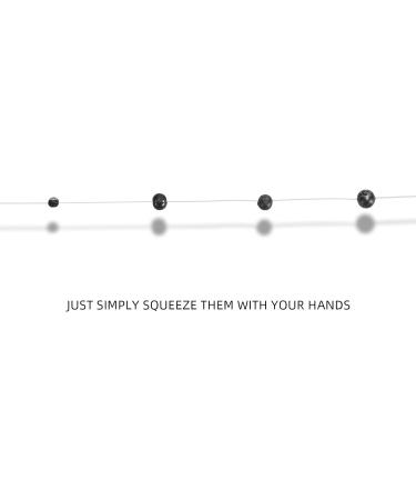 SF Micro Split Shot Lead Combo - 112Pcs/4 Sizes/1 Box - Fly & Ice Fishing Pure Lead Sinkers Weights - Fishing Tackle - Buy Online on SooperMarket.com