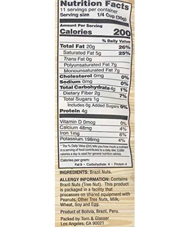 Trader Joe's Raw Brazil Nuts - Premium Quality Nuts for Snacking and Baking - Buy Online on SooperMarket.com