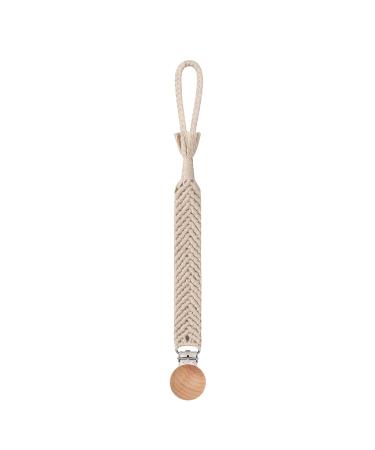 TIAN-K Baby Pacifier Chain - Soft Braided Deer Design Holder for Boys & Girls - Perfect Toddler Toy - Buy Online on SooperMarket.com