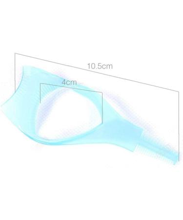 1Pc Blue Eyelash Tools Plastic Mascara Shield Applicator Protection Eyelash Guide for Top Bottom Eye Eyelash Card for Women Make-up - Buy Online on SooperMarket.com