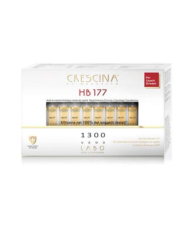 Crescina Transdermic Re-Growth HB 177 Hair Booster Hair Regrowth Treatment 1300 Men 40 Vials