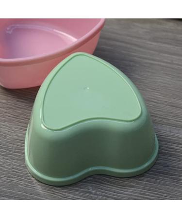 5 Sets Plastic Heart Shaped Facial Mask Mixing Bowls with Spatula | DIY Skin Care Tool Kit for Women - Perfect for Home & Salon - Buy Online on SooperMarket.com
