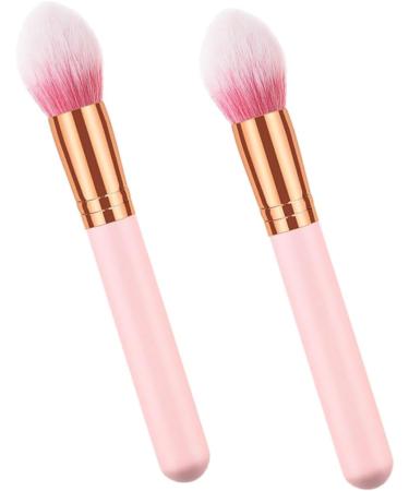 Mikinona 2pcs Cosmetics Brush Cosmetic Brush Powder Makeup Brush Makeup Brushs Makeup Powder Brush Wooden - Buy Online on SooperMarket.com